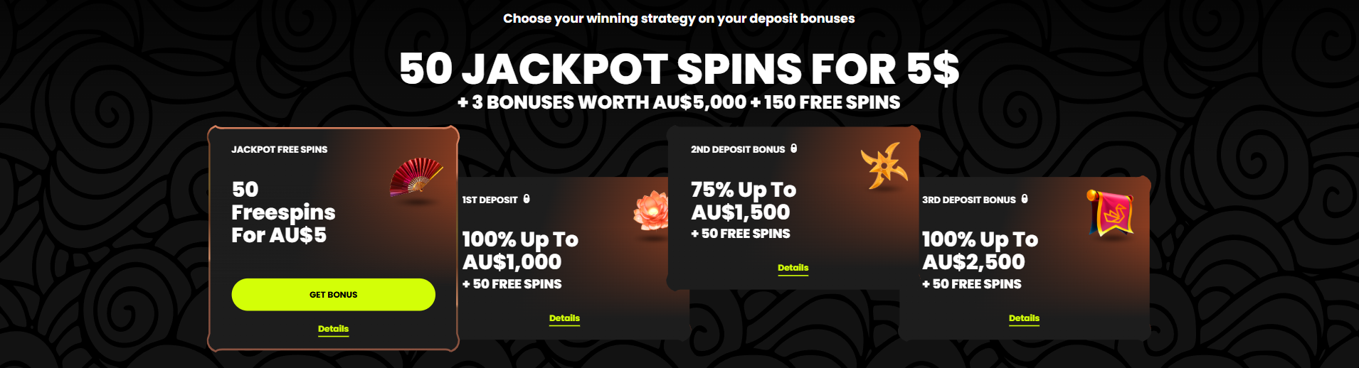 Spin Samurai bonus banner